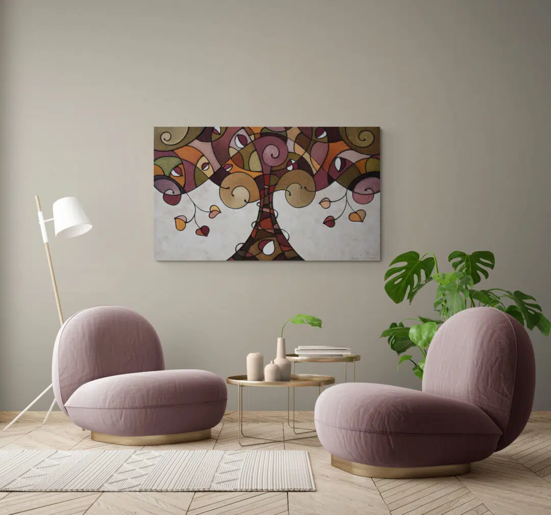 Árbol de la Vida Rosa antiguo