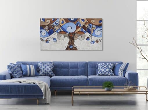 Albero della Vita Blu Azzurro
