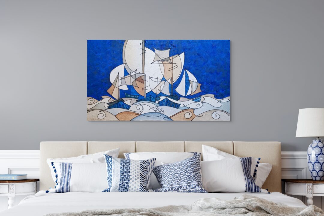 Barche a Vela – blu intenso
