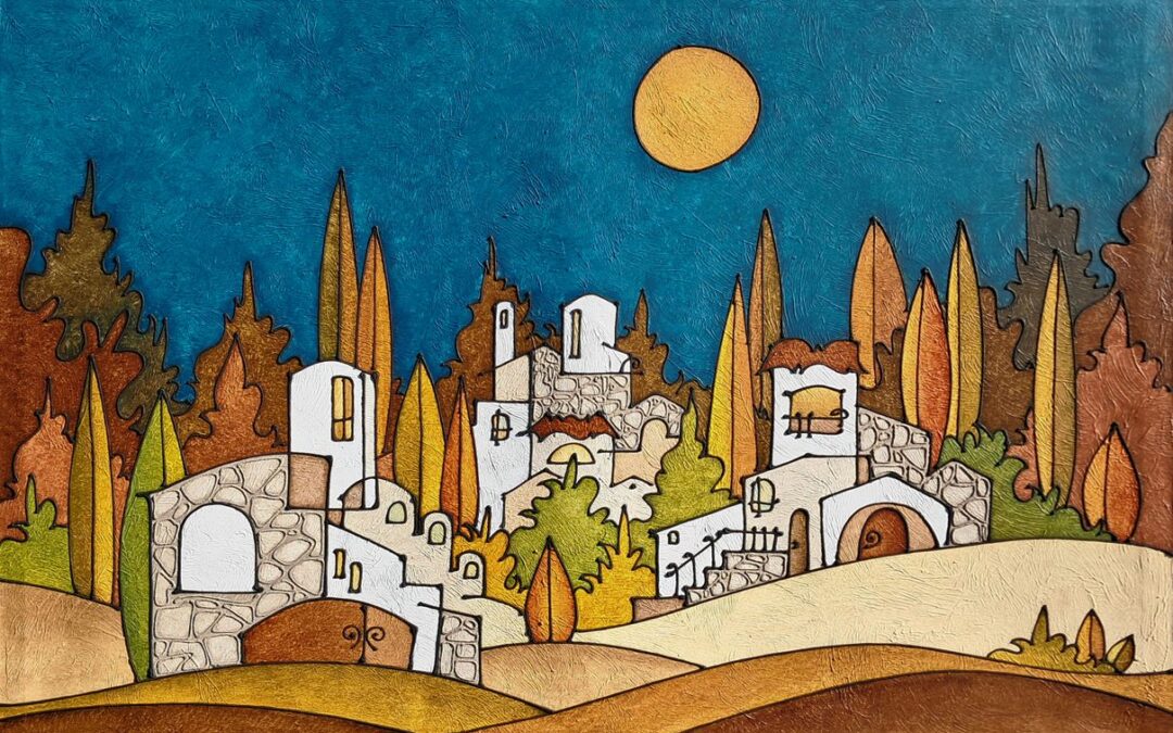 Paesaggio Toscano VerdeBlu