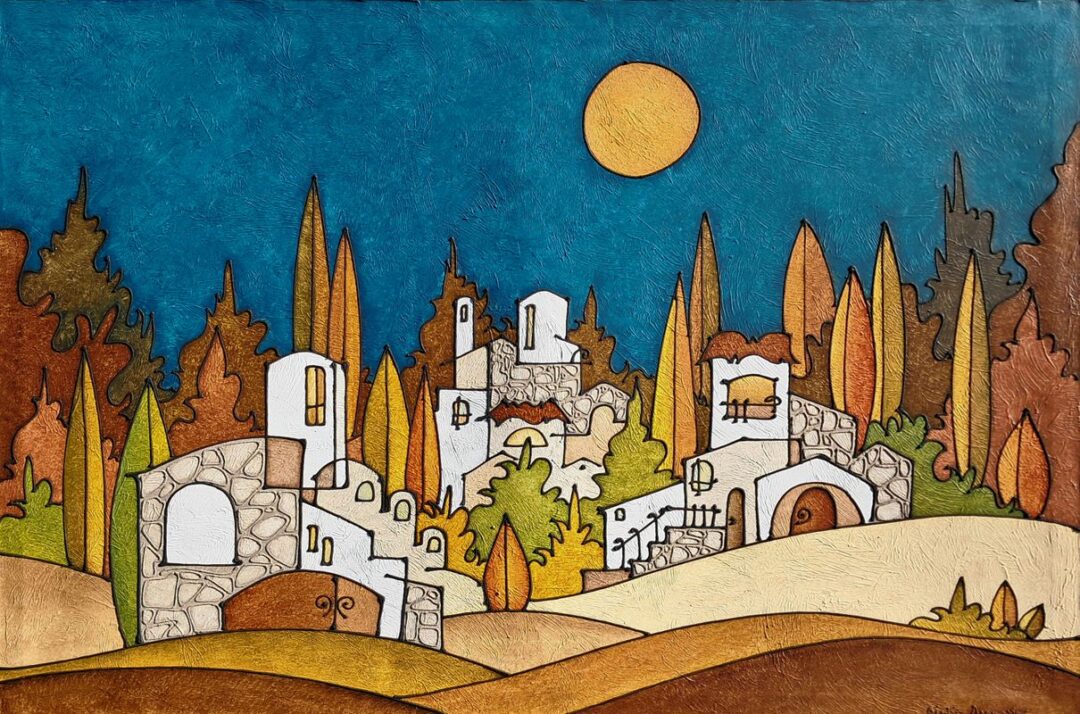 Paesaggio Toscano VerdeBlu