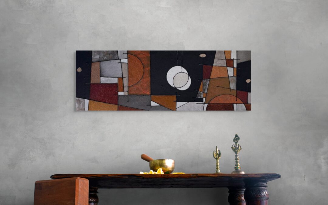 Abstracto de Luna y Cobre