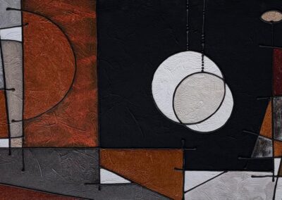 Astratto di Luna e Rame